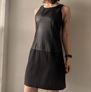 Banana Republic Vegan Leather Cocktail Dress